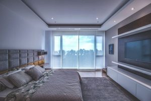 Slaapkamer met Plasma TV